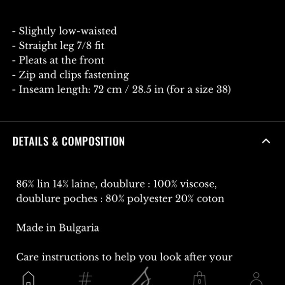 Sezane Peach Gustavo Trousers sz 40 US 8 Satin Like - Picture 2 of 11